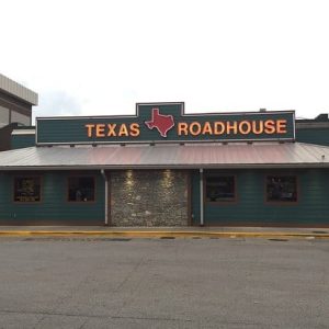 First Texas Roadhouse Restaurant Back of the Menu